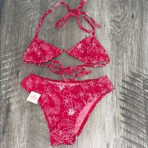 NWT Brazilian Bikini Set Size Small